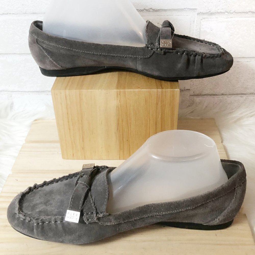 Alex Marie Halden Suede Knot Loafers Rock Star Grey Women's Size 8.5M - Picture 6 of 6